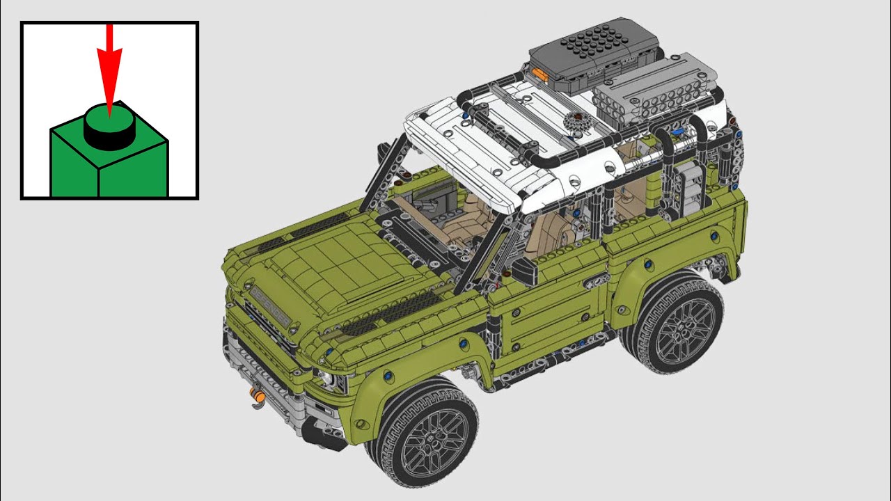 LEGO Technic 42110, Land Rover Defender - инструкции по сборке