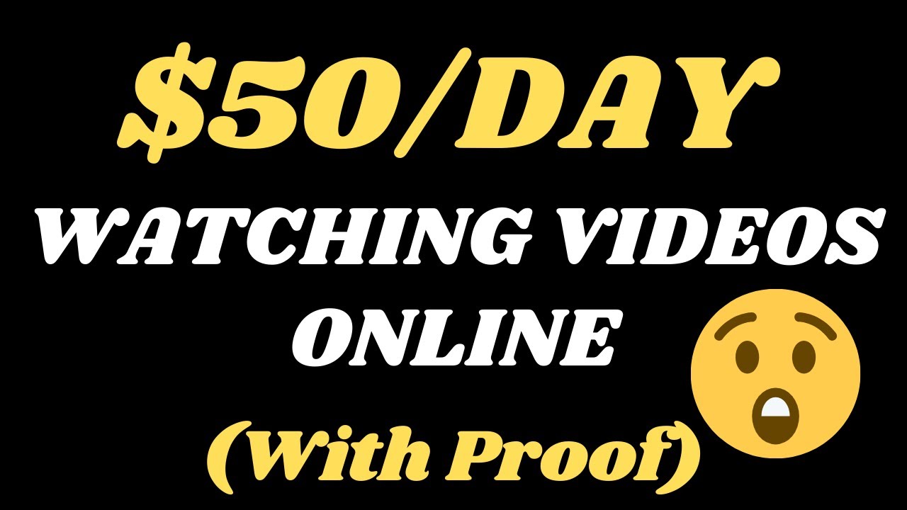 Earn $50 Per Day Watching Videos Online - New Paying Website [Make Money Online 2021]