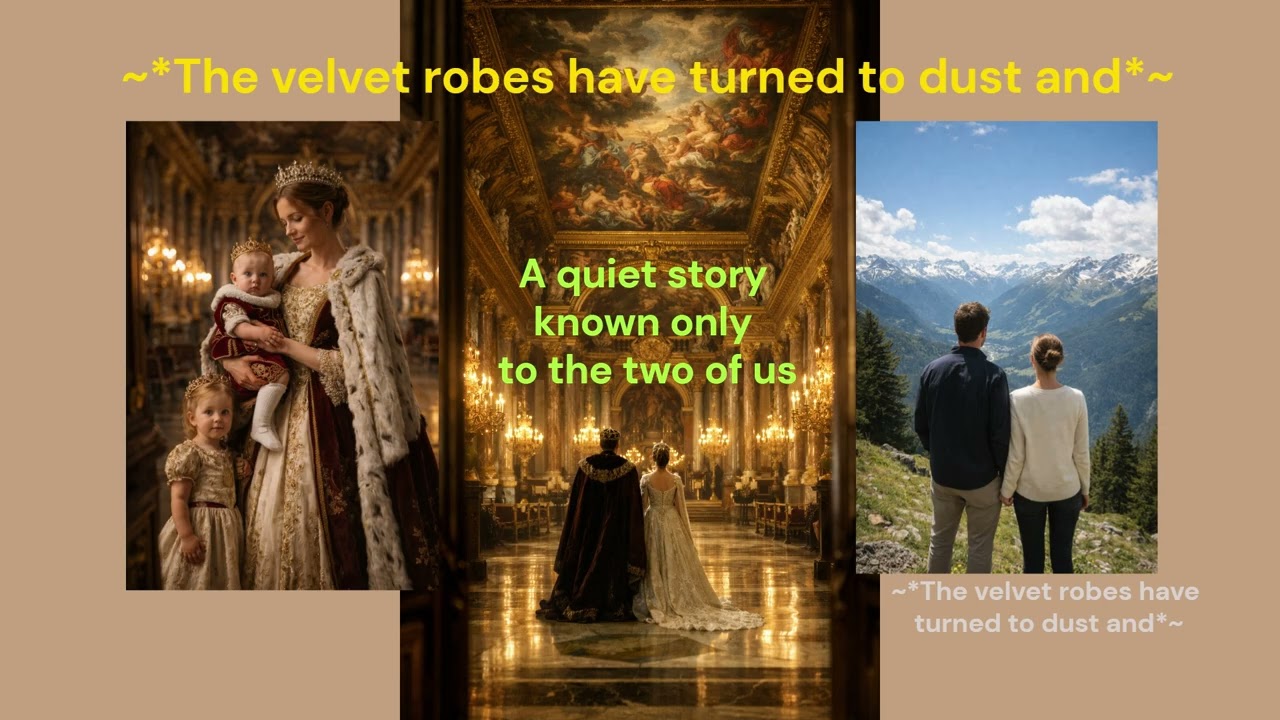 The velvet robes have turned to dust and *~A quiet story known only to the two of us.