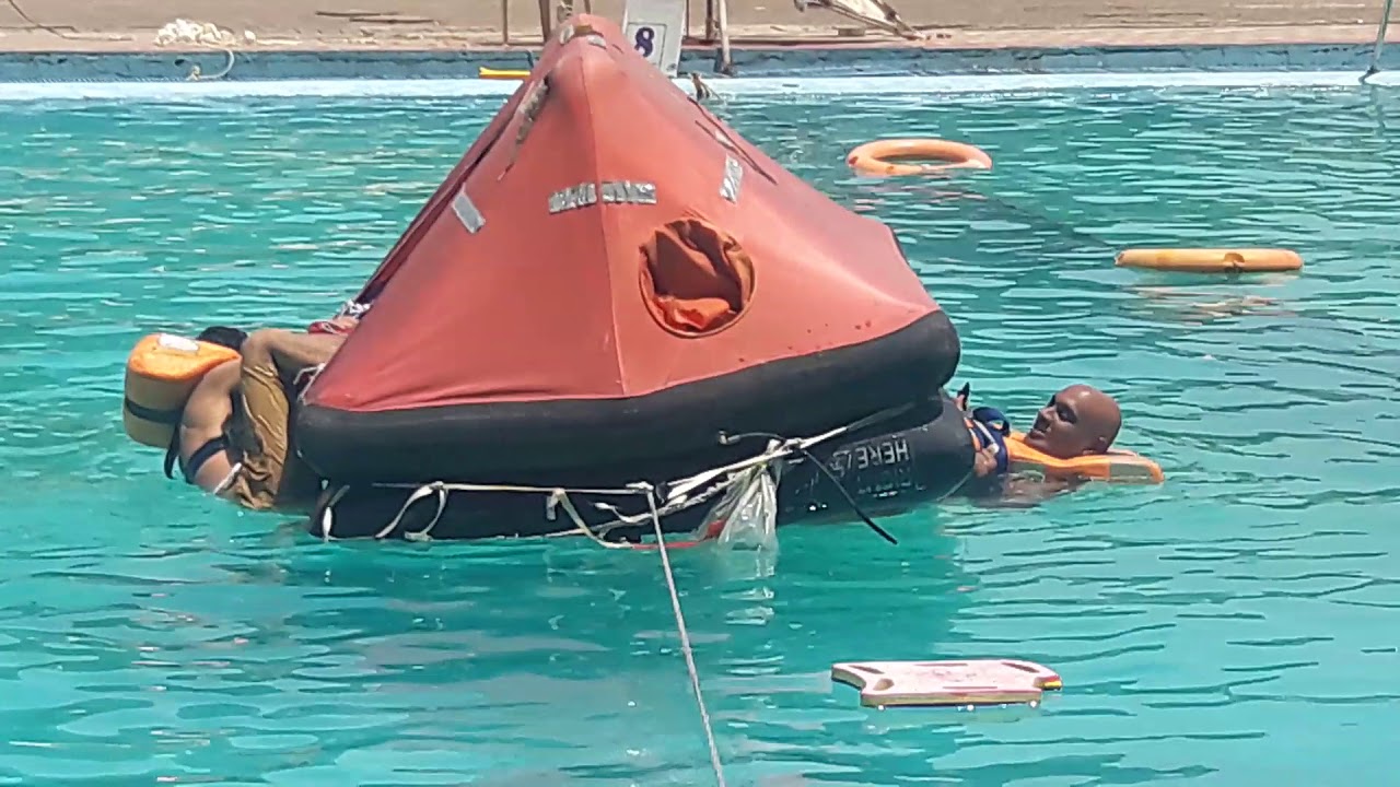 Merchant Navy..Doing PSCRB(Proficiency in Survival Craft and Rescue Boat) Refresher Course at Mumbai