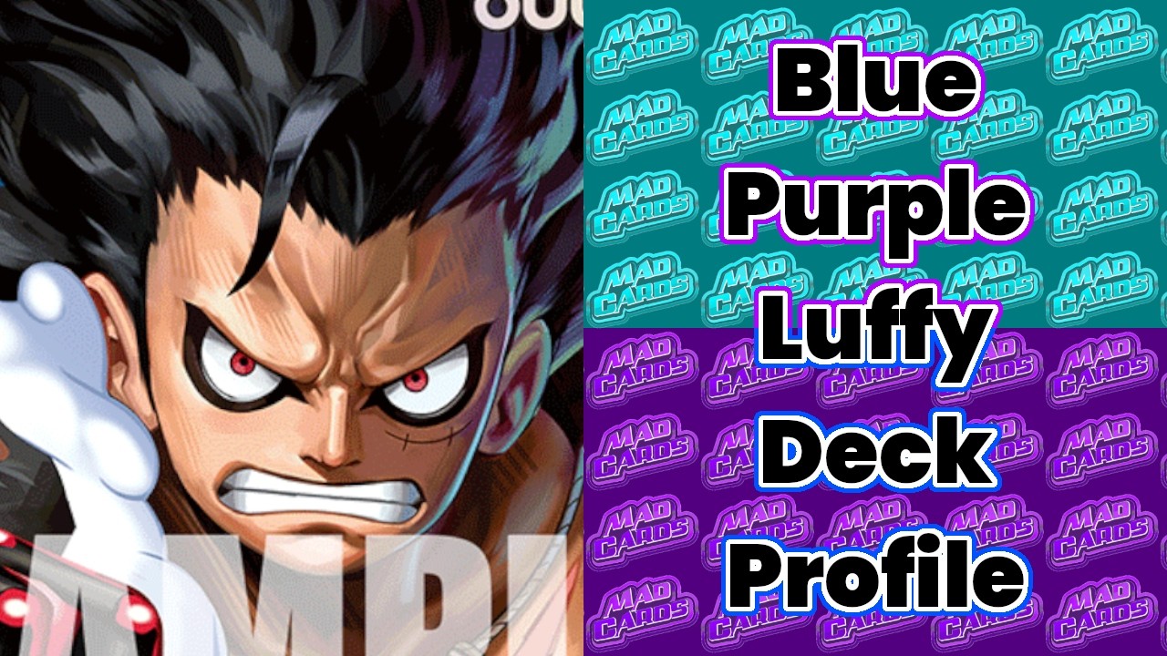 Профиль колоды MONKEY.D. LUFFY | OP14 | Сине-фиолетовый | One Piece TCG | Мета OPTCG