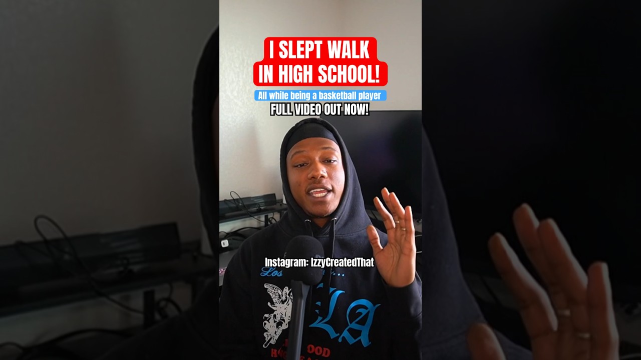 I WAS A SLEEP WALKING BASKETBALL PLAYER! Instagram: IzzyCreatedThat | 