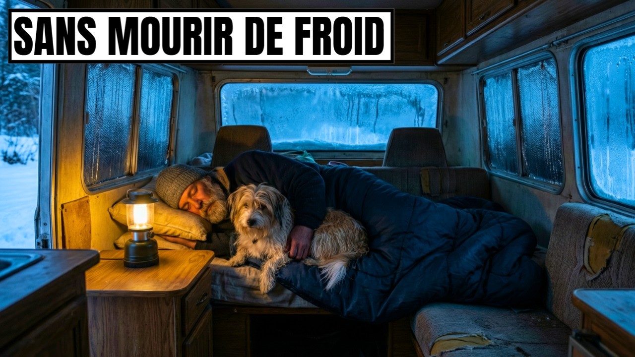 Comment les SDF dorment dans un camping-car glacé sans chauffage