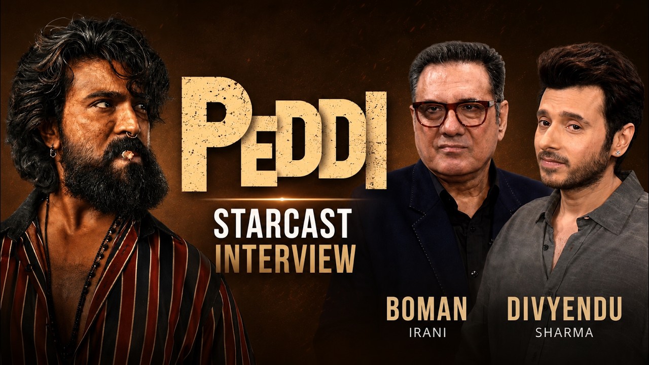 Ram Charan PEDDI StarCast Interview | Boman Irani | Divyendu Sharma Exclusive | Filmibeat Prime