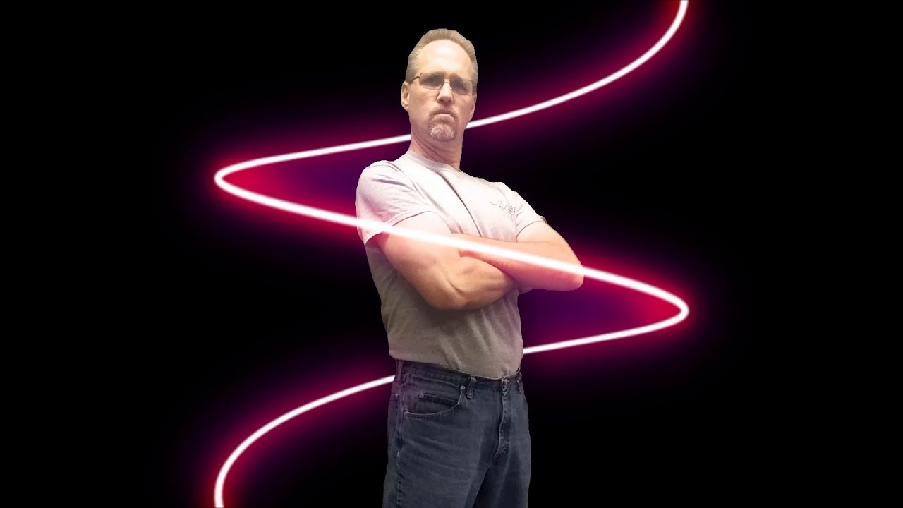 Light Trail Swirling Around Someone in HitFilm Express