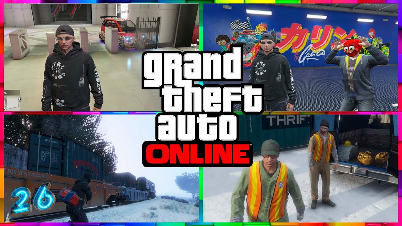 Somos 2 Inútiles Para Parar Un Tren Se Nos Complica La Misión | Día 26 GTA V Online