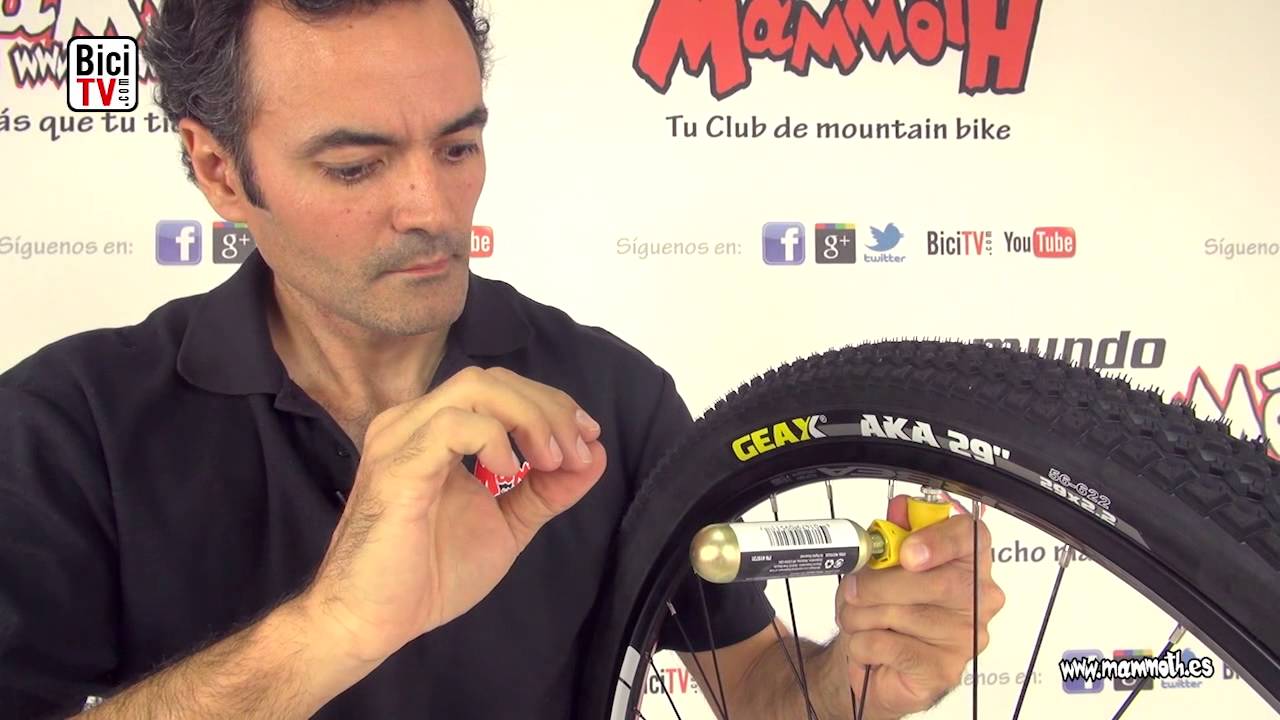 Como hinchar una rueda de bici en 2 segundos