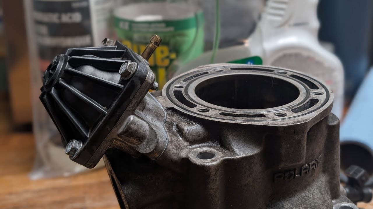 Polaris IQ 700 touring Liberty engine exhaust valve ultrasonic cleaner . SUBSCRIBE!!!