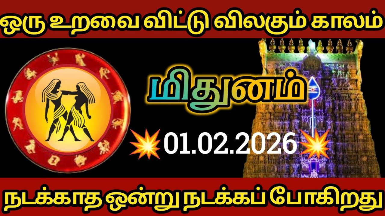 மிதுனம் - ஒரு உறவை விட்டு விலகும் காலம் !
