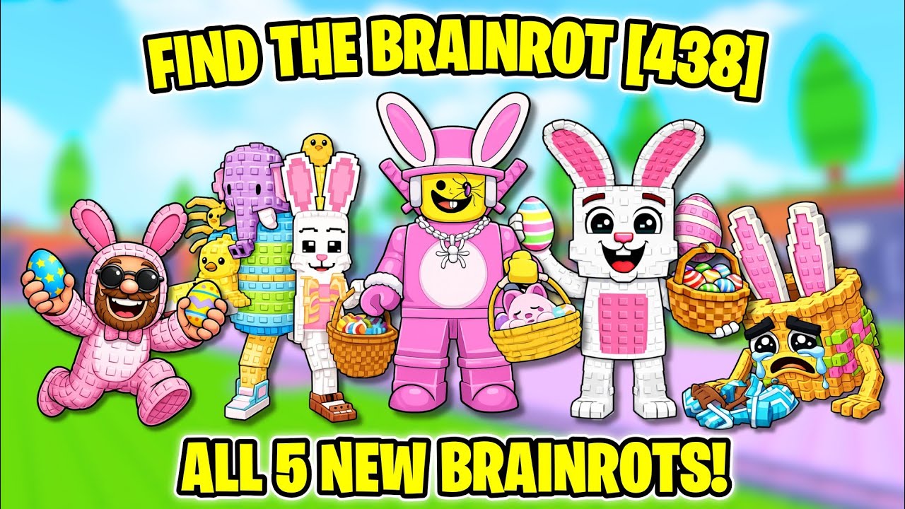 ALL EGG LOCATIONS!! - How to get ALL 5 NEW BRAINROTS in Find the Brainrot [438] (ROBLOX)