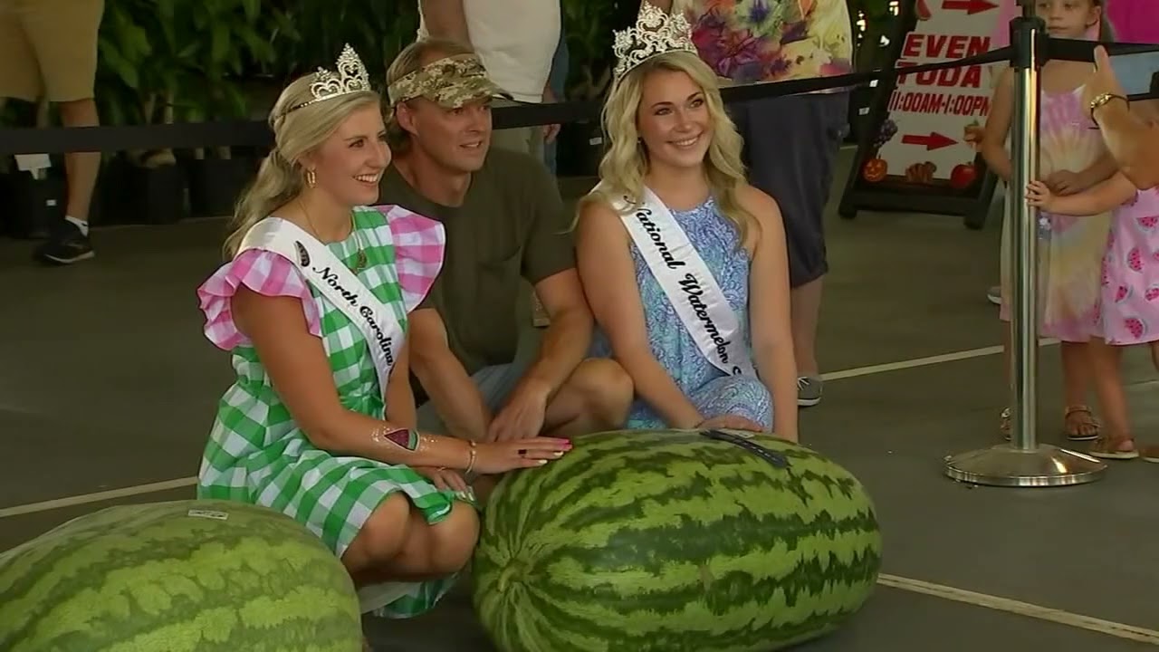 Watermelon day at NC Farmers Market
