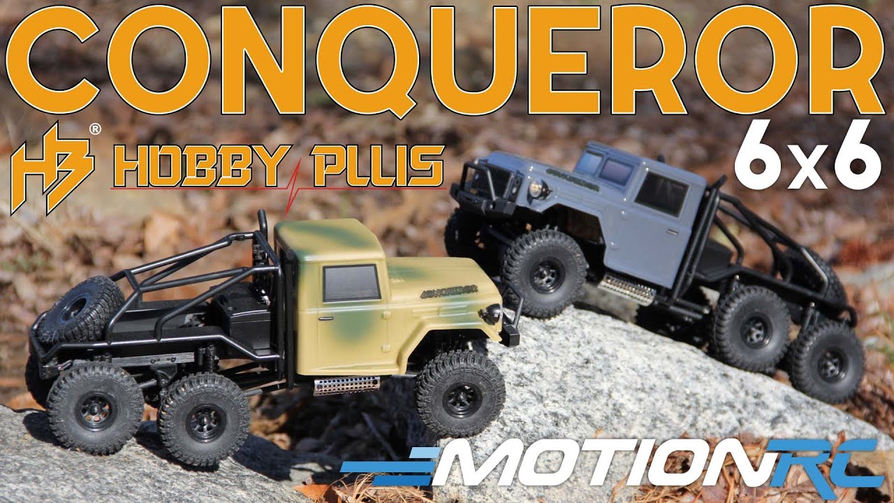 Hobby Plus 1/18 Scale Conqueror 4WD - RC Mini Crawler | Motion RC