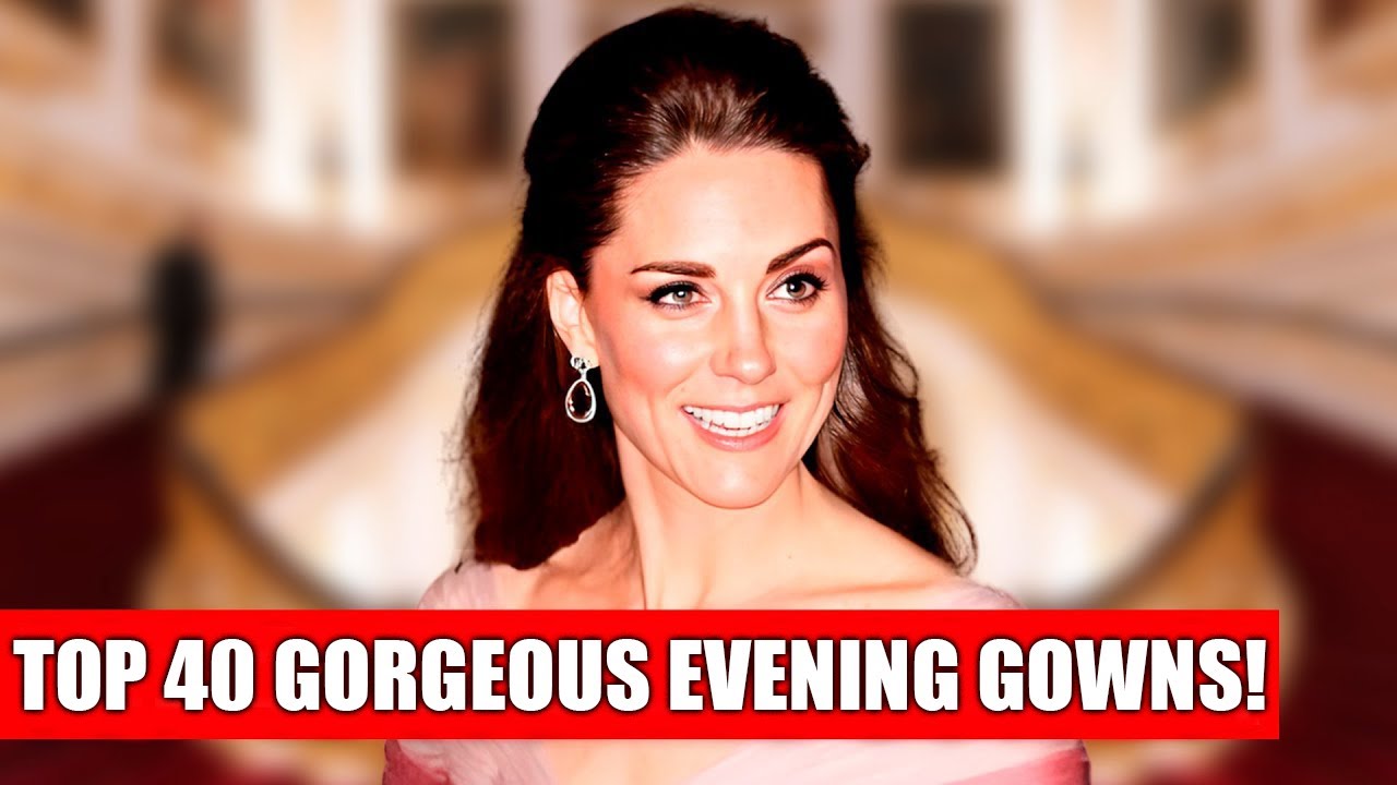 STUNNING! TOP 40 MOST GORGEOUS EVENING GOWNS OF CATHERINE, PRINCESS OF WALES!