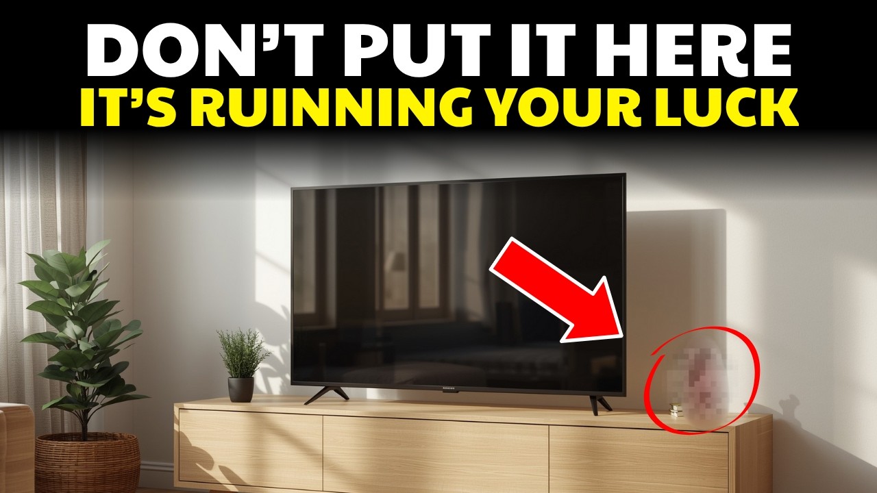 Never Put &ldquo;This&rdquo; Near Your Living Room TV! It Drives Away All Your Money and Wealth!