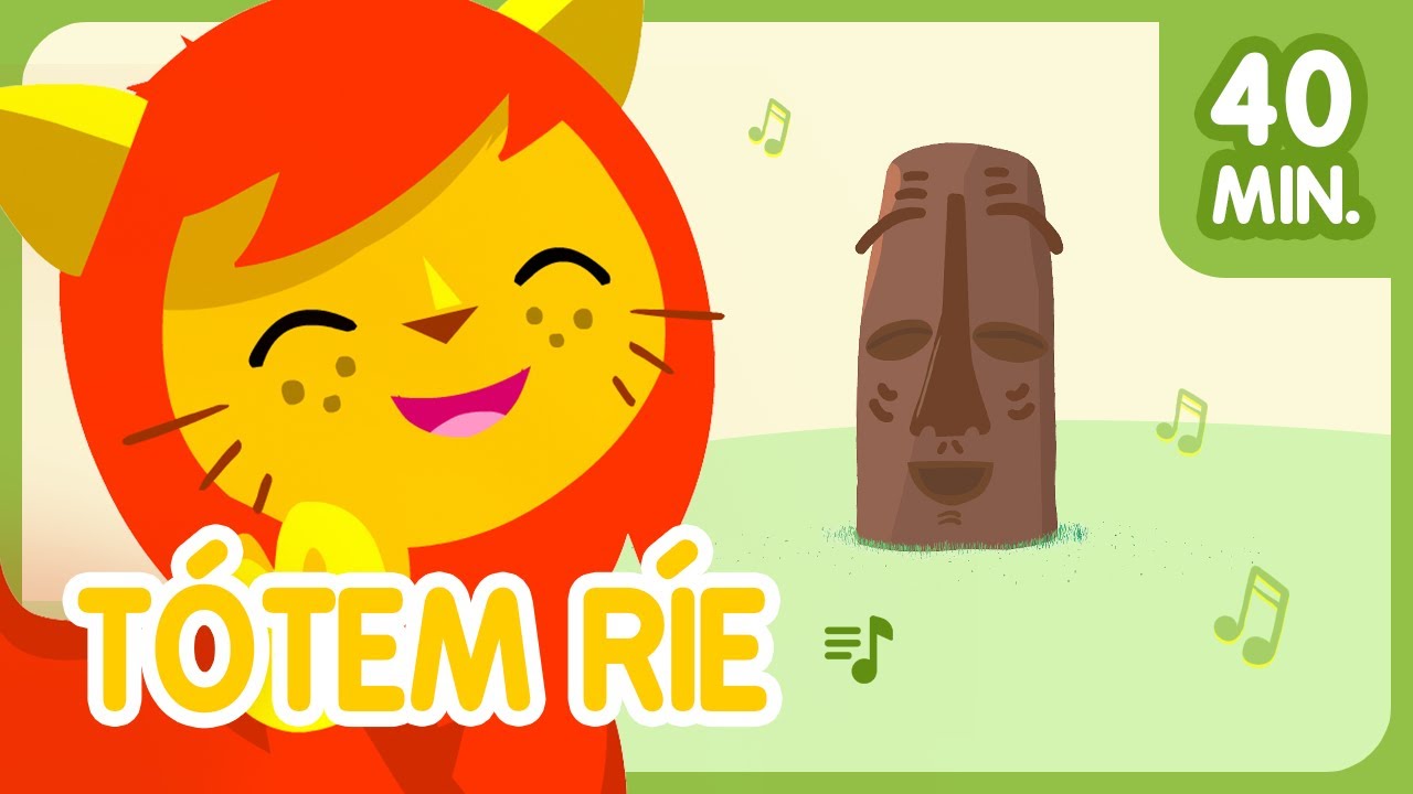 Nene León - Tótem Ríe 🎵 Música con letras graciosas para hacer reír a bebés y niños