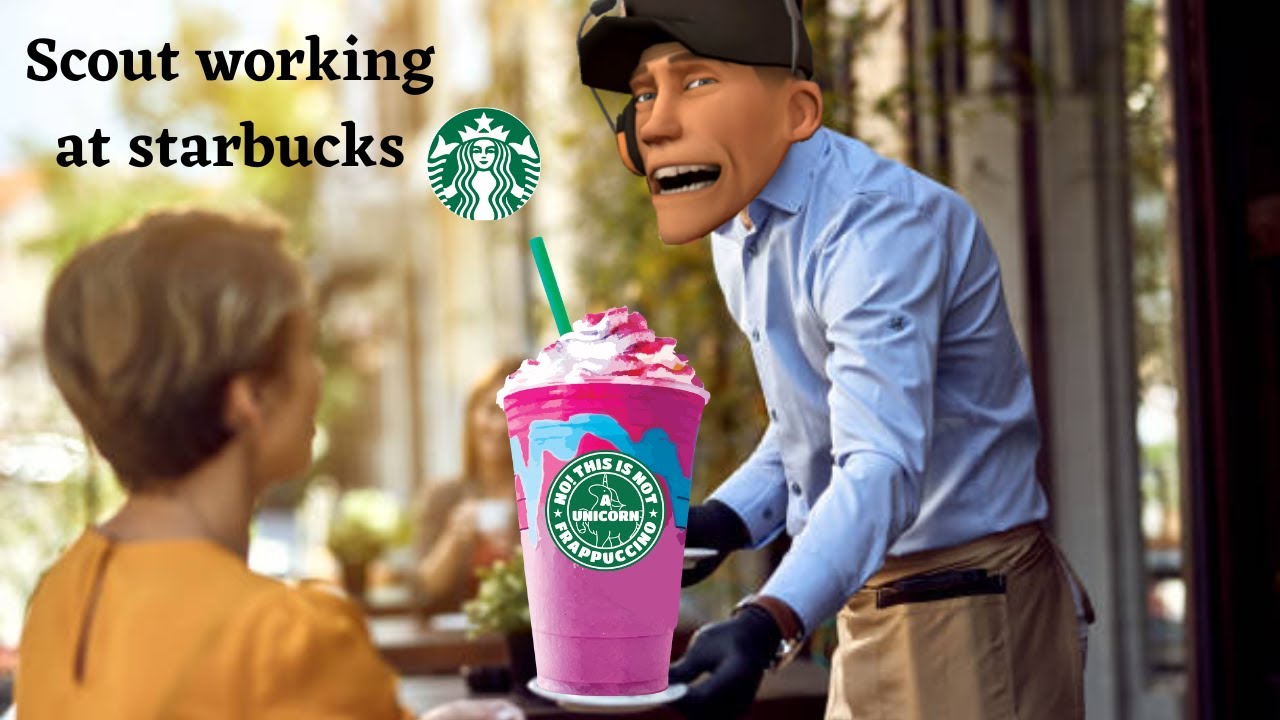 (TF2 uberduck.ai) scout working at Starbucks