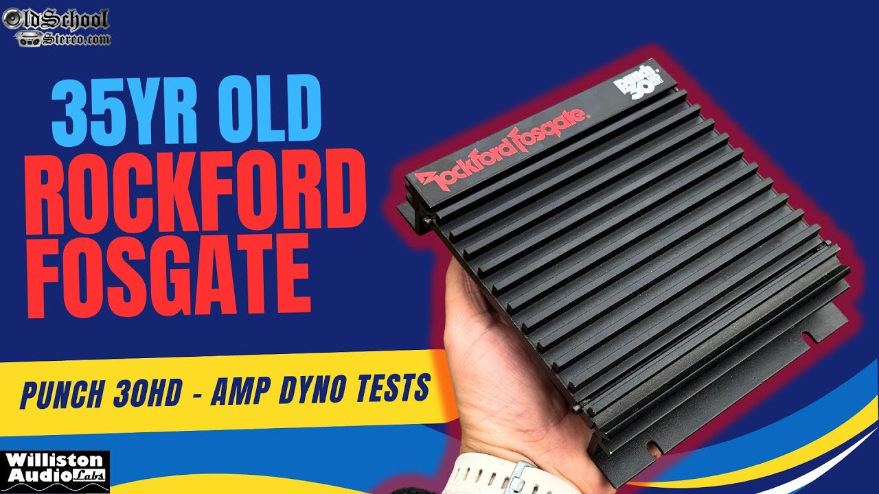 1991 Rockford Fosgate Punch 30HD Amp Dyno Test