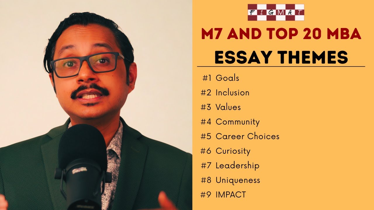 Top 20 MBA - Understand Essay Themes