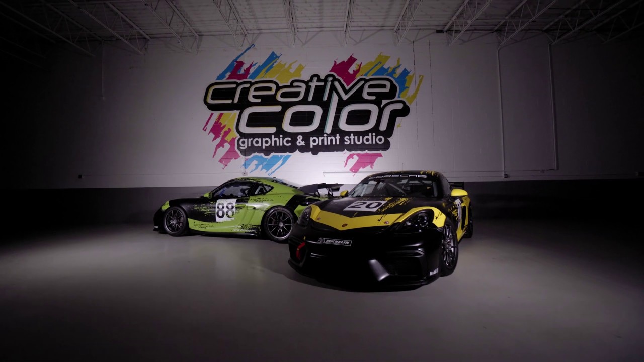 Creative Color - Porsche GT4 Clubsport - Vinyl Wrap Livery Tribute