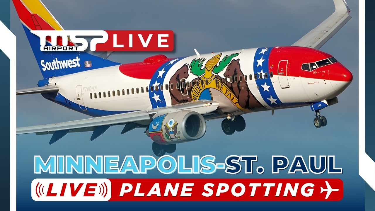 🔴 LIVE TWIN CITIES AIRPORT ACTION w/ CLOSE VIEWS! ✈ MSP AIRPORT ✈ 3/30/26