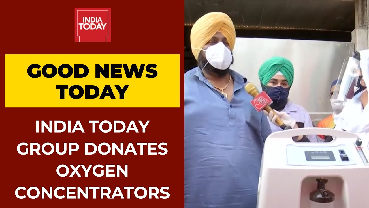 India Today Group Donates 10 Oxygen Concentrators To Ghaziabad's Indirapuram Gurudwara