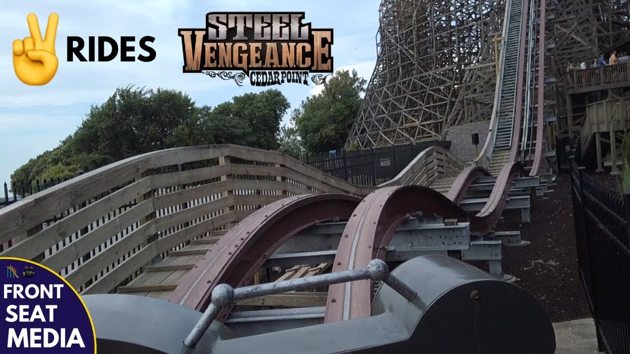 Two Rides on Steel Vengeance roller coaster at Cedar Point