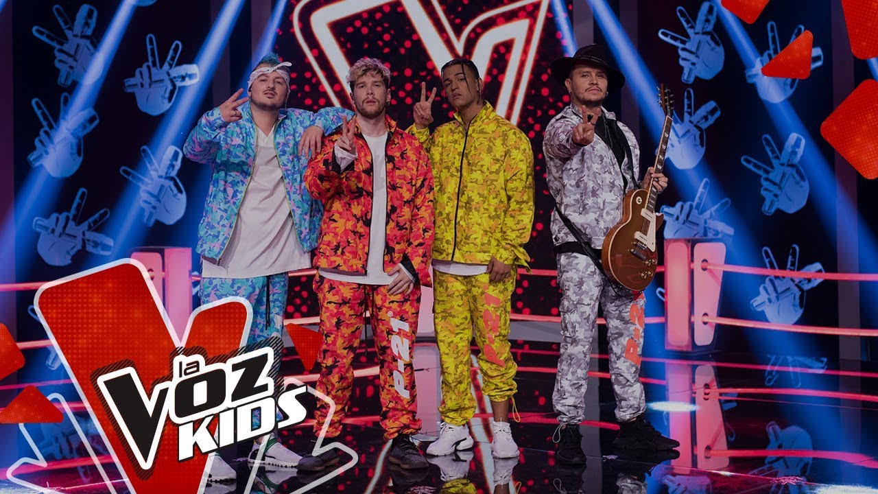 Piso 21 canta Te vi – Batallas | La Voz Kids Colombia 2019