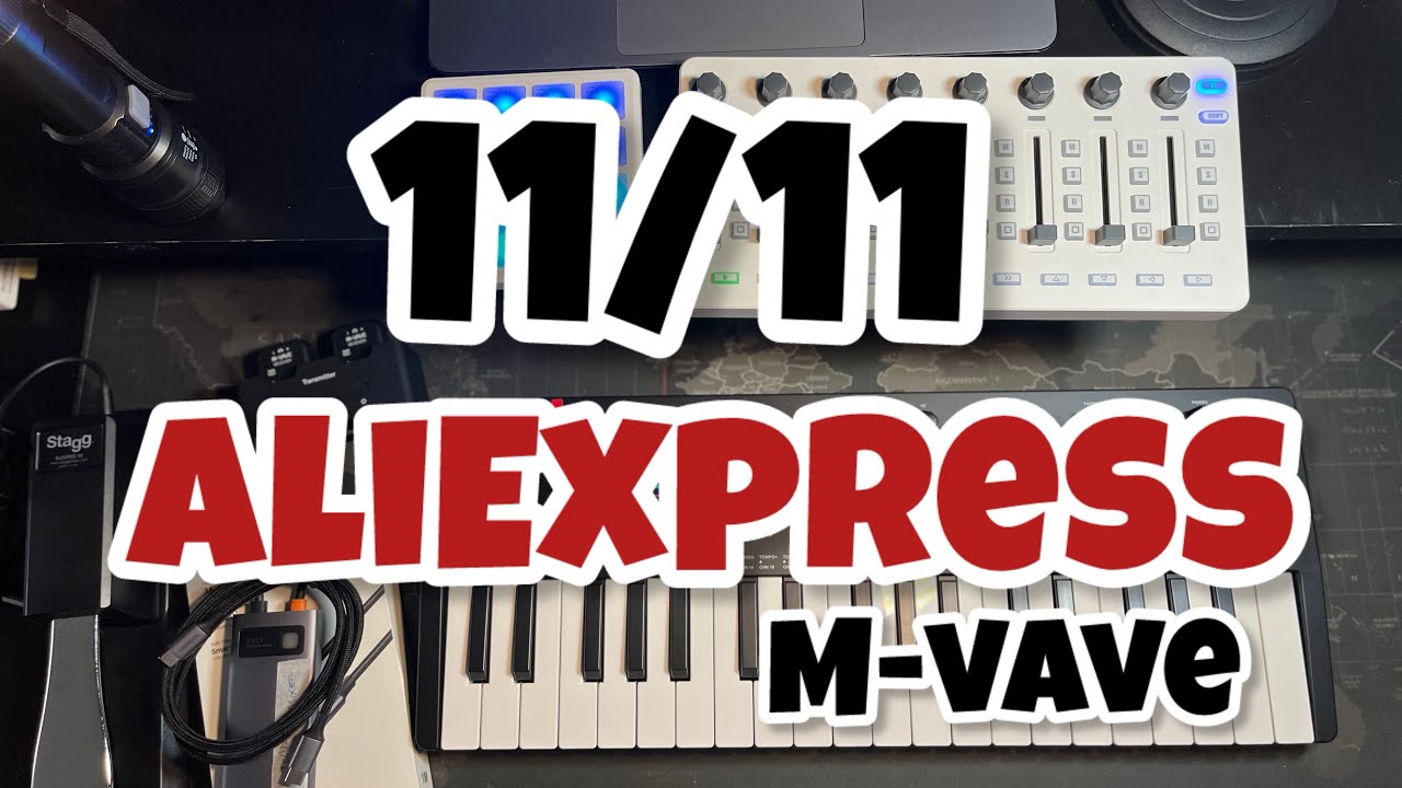 Minhas compras 11/11 AliExpress SMK 37 PRO MVAVE 