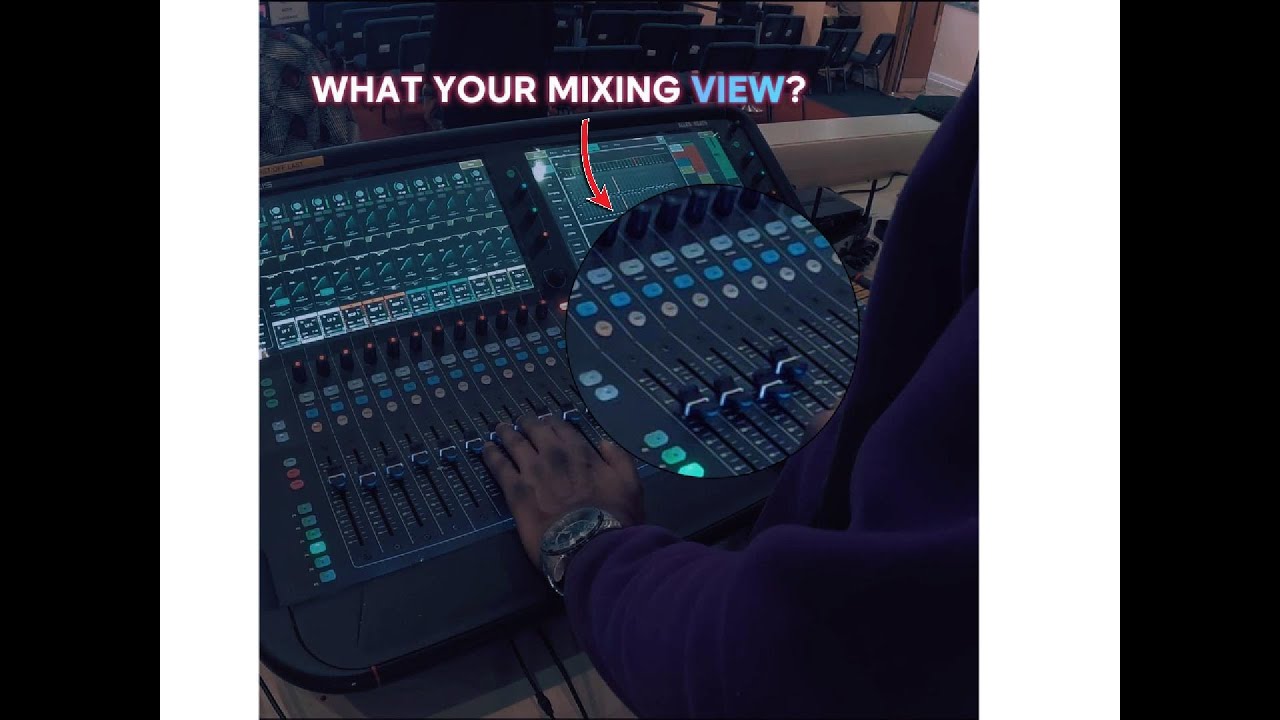 LIVE MIXING-ALLEN&HEATH AVENTIS DESK (DAVID GENERATION CHOIR)