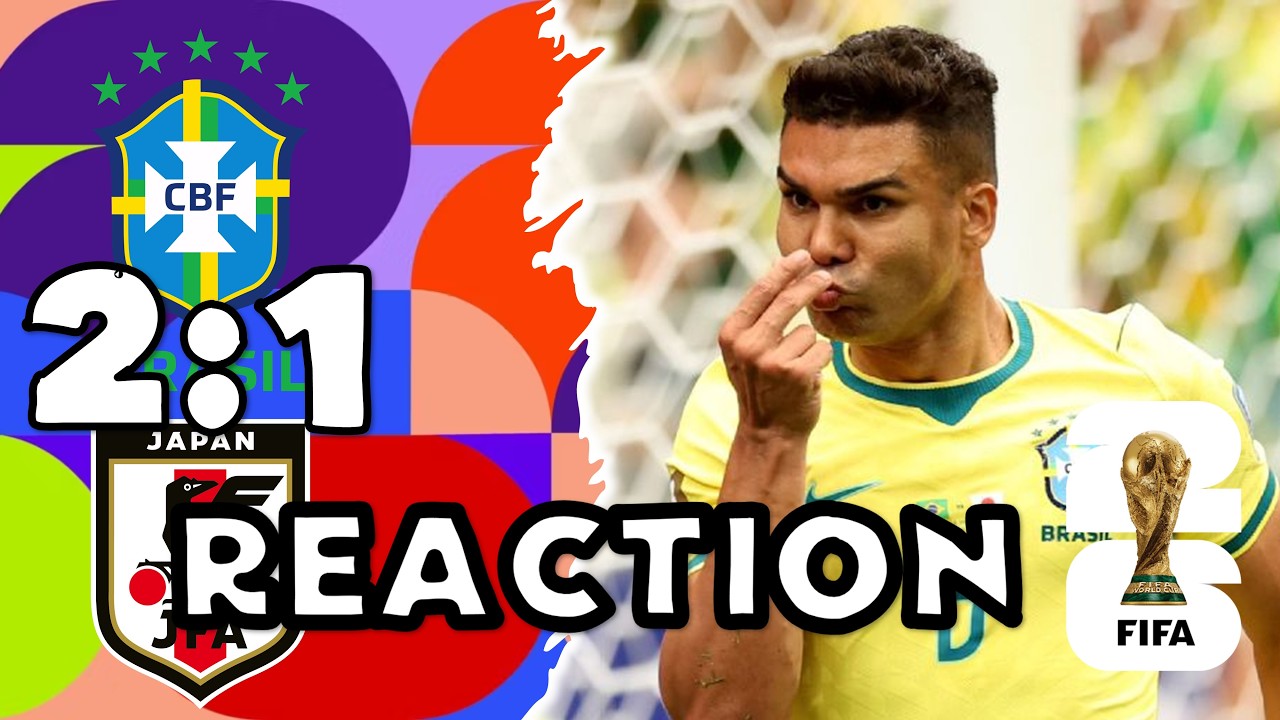 2026 World Cup Brazil vs Japan 2-1 | Reaction