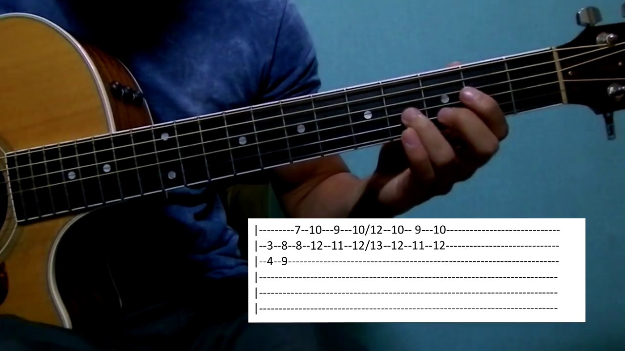 vestido de seda aula violão solo (tablatura)