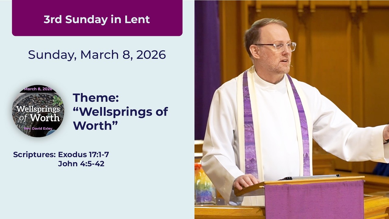 Sunday Worship, 8 March 2026, 10:30 am.