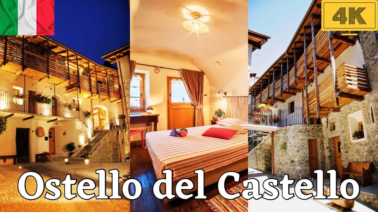 🇮🇹 Ostello del Castello Tirano Italy | Hostel Castle | Hotel and Room Tour [4K]