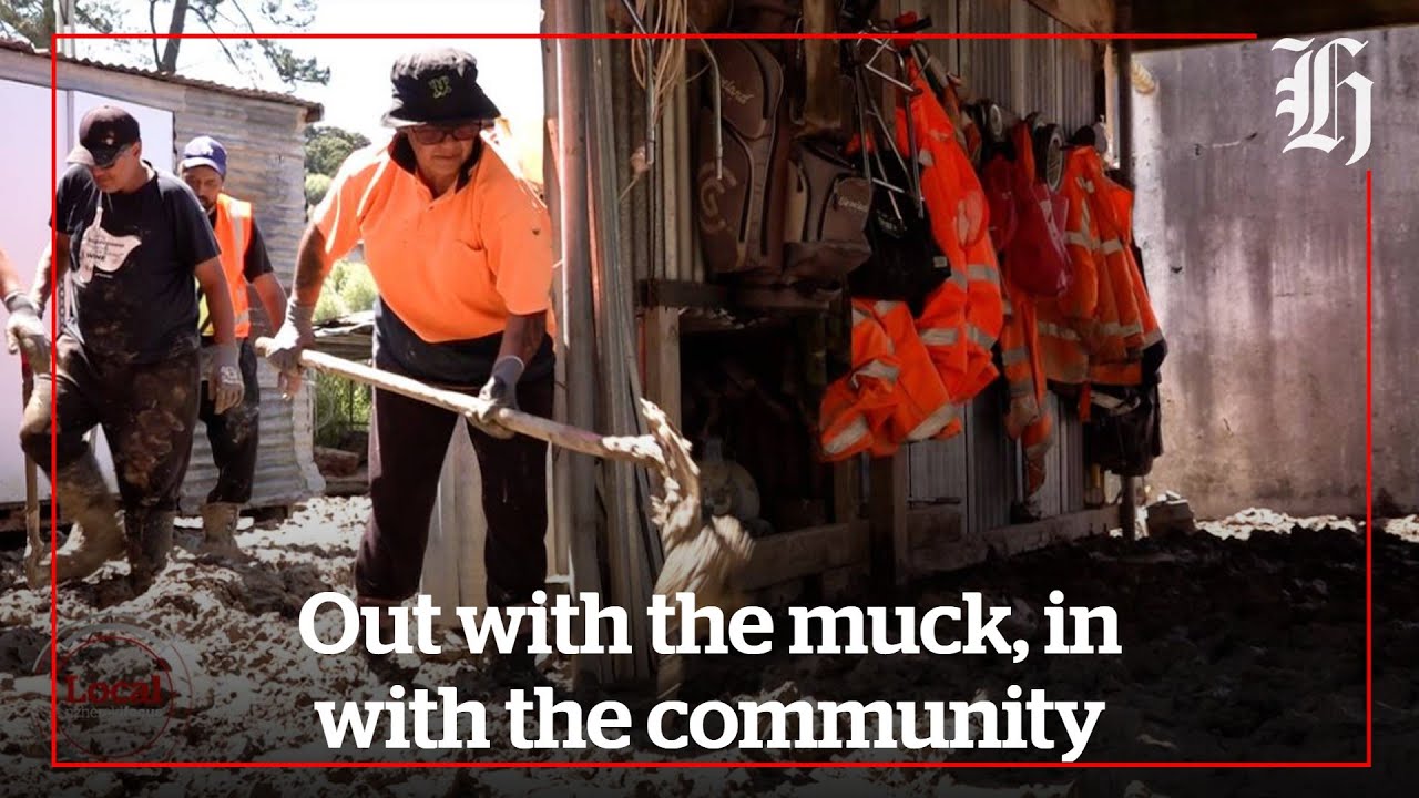 Mucking in to get the muck out of Te Karaka, Gisborne | Local Focus