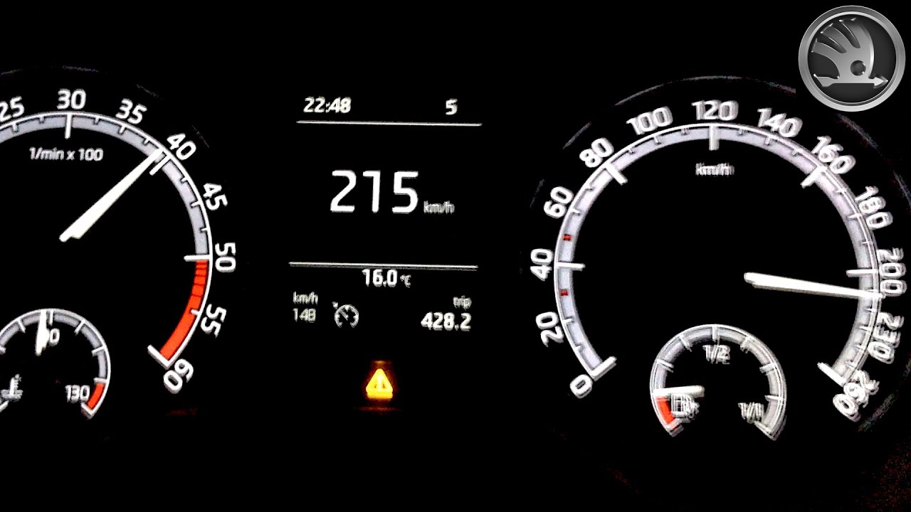 2019 Skoda Octavia III 1.6 TDI 85 kW | 0-215 km/h - acceleration |112|