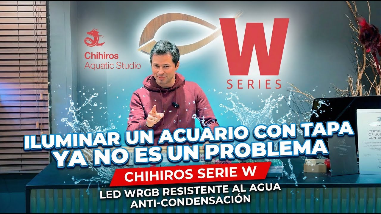Chihiros Serie W 💦 ¡POR FIN! Una pantalla LED pensada para acuarios CON TAPA!!!