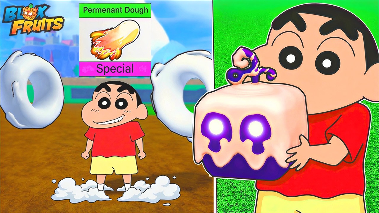 I Got Free Permanent Dough In Blox Fruits 😂😂😂😂