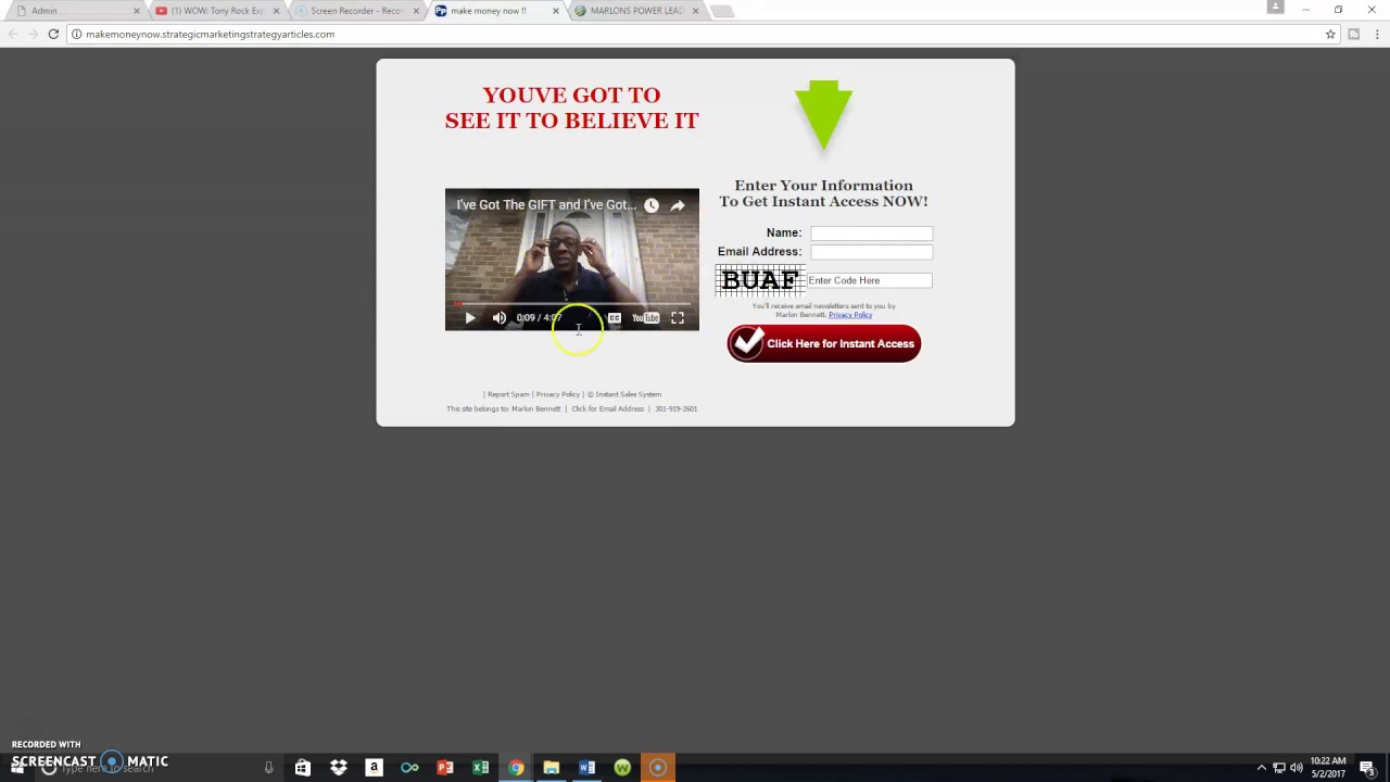 The Power Lead System -How to create a simple Funnel in 15 minutes or less