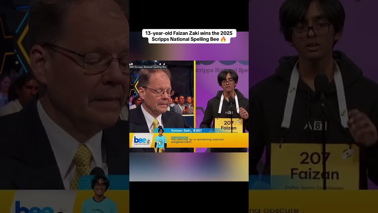 The 2025 Scripps National Spelling Bee winner 🔥 (via @scrippsbee/TT)