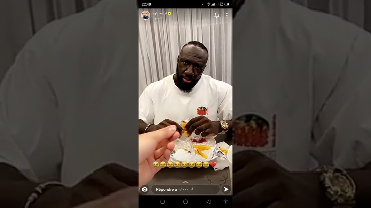 اسامه دواد يخرب علي كحلي اعلان 🤣🤣
