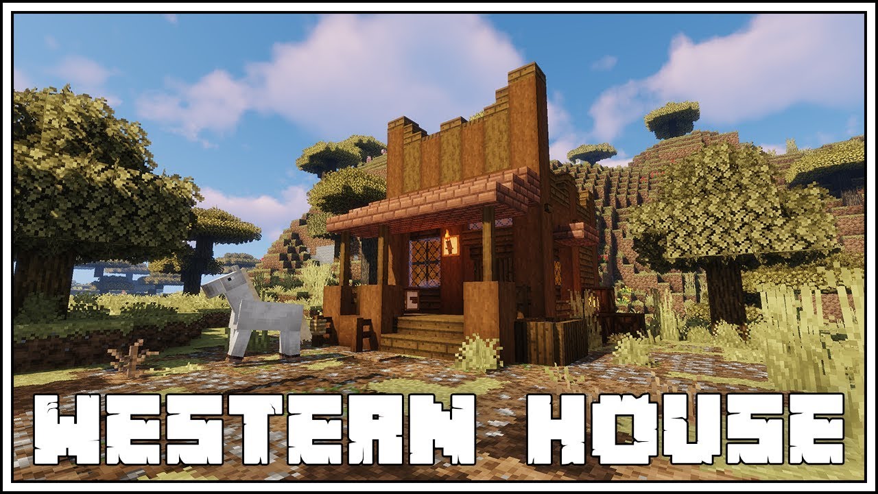Minecraft Tutorial ► Building with Sausage ► Western Starter House!!!