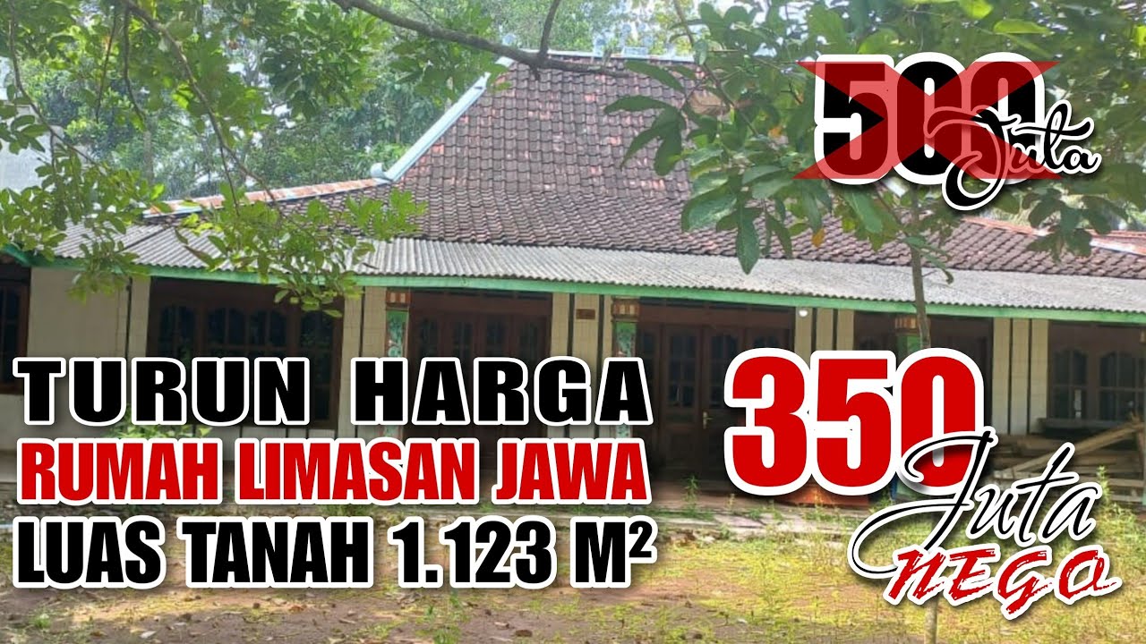 [TURUN HARGA] DIJUAL TANAH DAN RUMAH LIMASAN JAWA