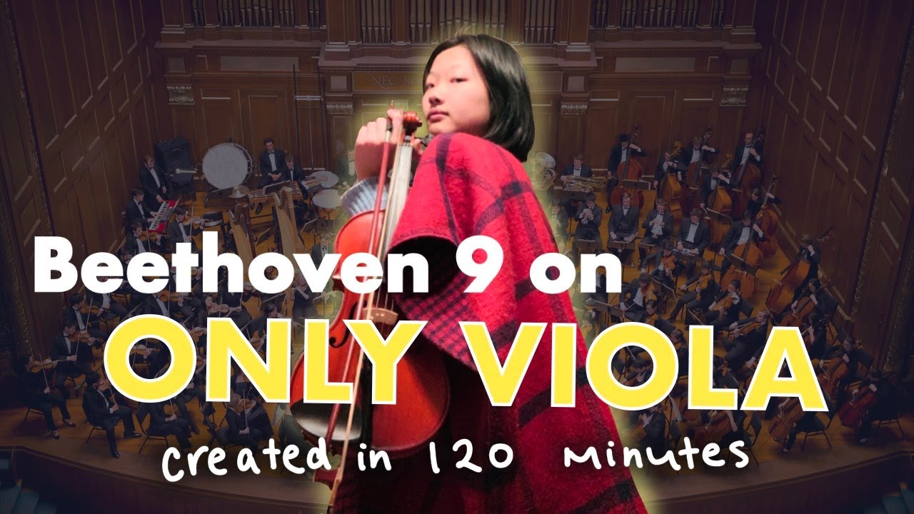 Can one violist play one minute of Beethoven 9 in 120 minutes