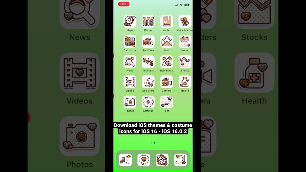 Download iOS themes & iOS custom icons without jailbreak #customicons #ios16 #iostheme #anemonepro