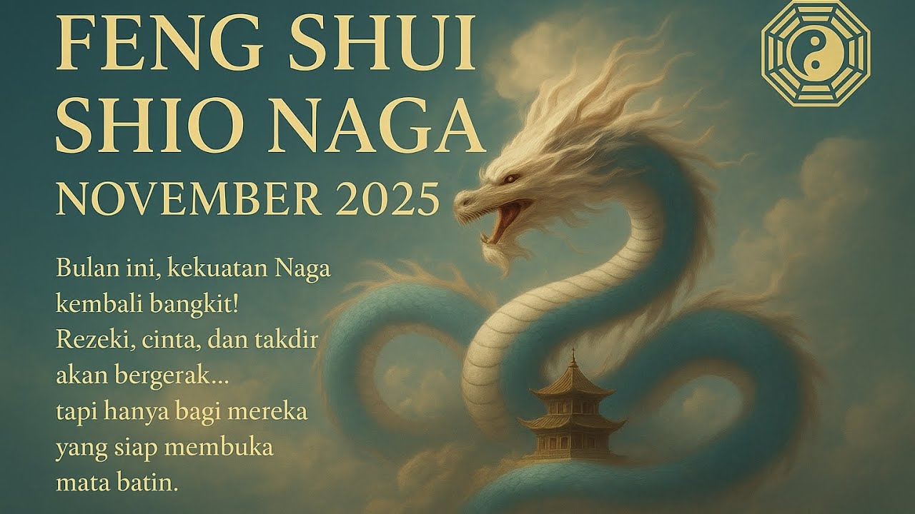 FENG SHUI SHIO NAGA OKTOBER 2025 : Bulan ini, kekuatan Naga kembali bangkit! 