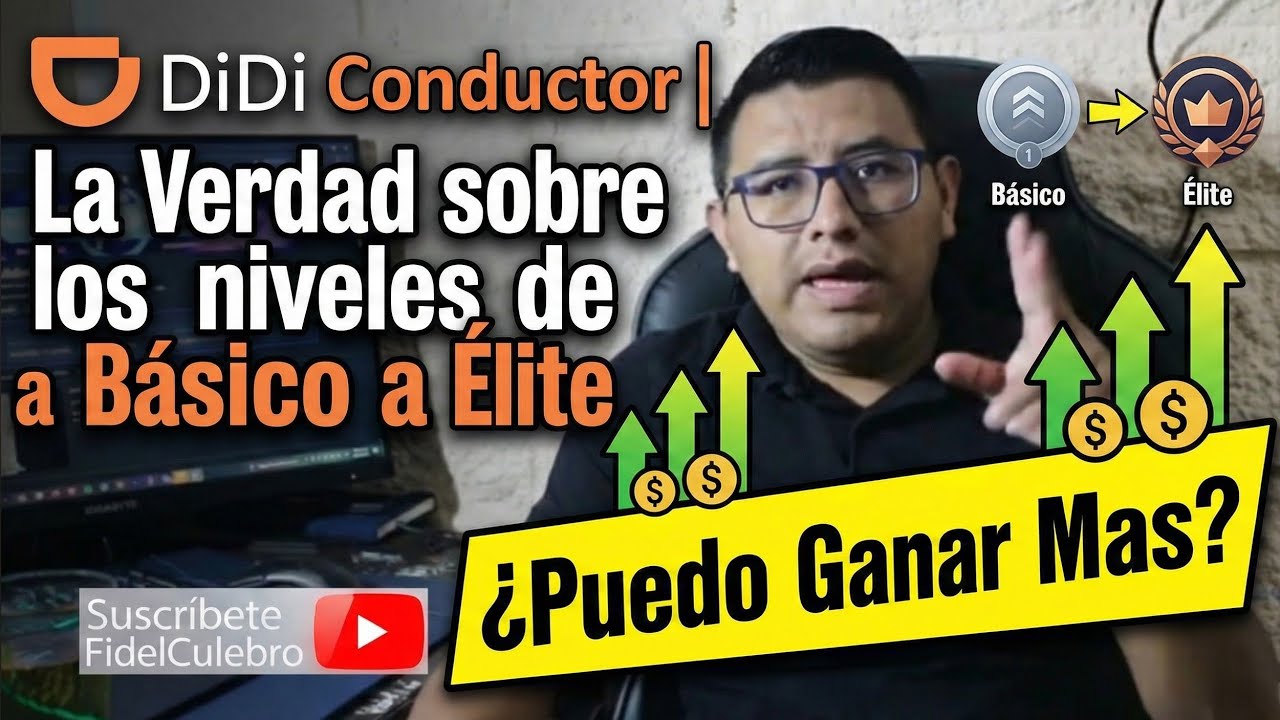 DiDi Conductor | La Verdad sobre los niveles de Básico a Élite | ¿Puedo Ganar Mas? 