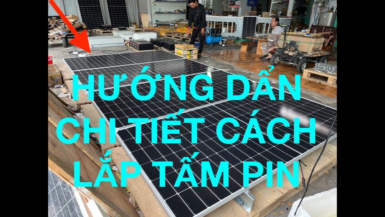 HƯỚNG DẨN CHI TIẾT CÁCH LẮP TẤM PIN TRÊN MÁI NHÀ DỂ NHẤT MÀ AI  CŨNG LÀM ĐƯỢC .