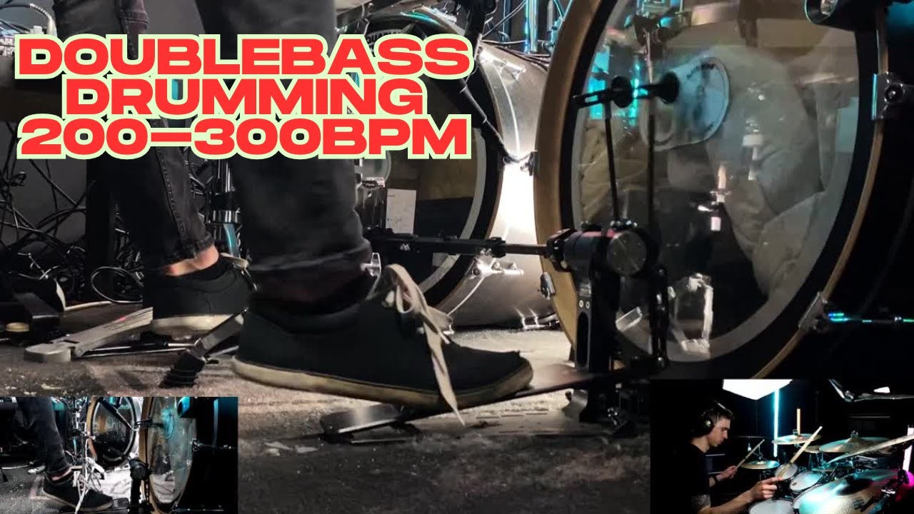 DOUBLEBASS DRUMMING 200-300BPM
