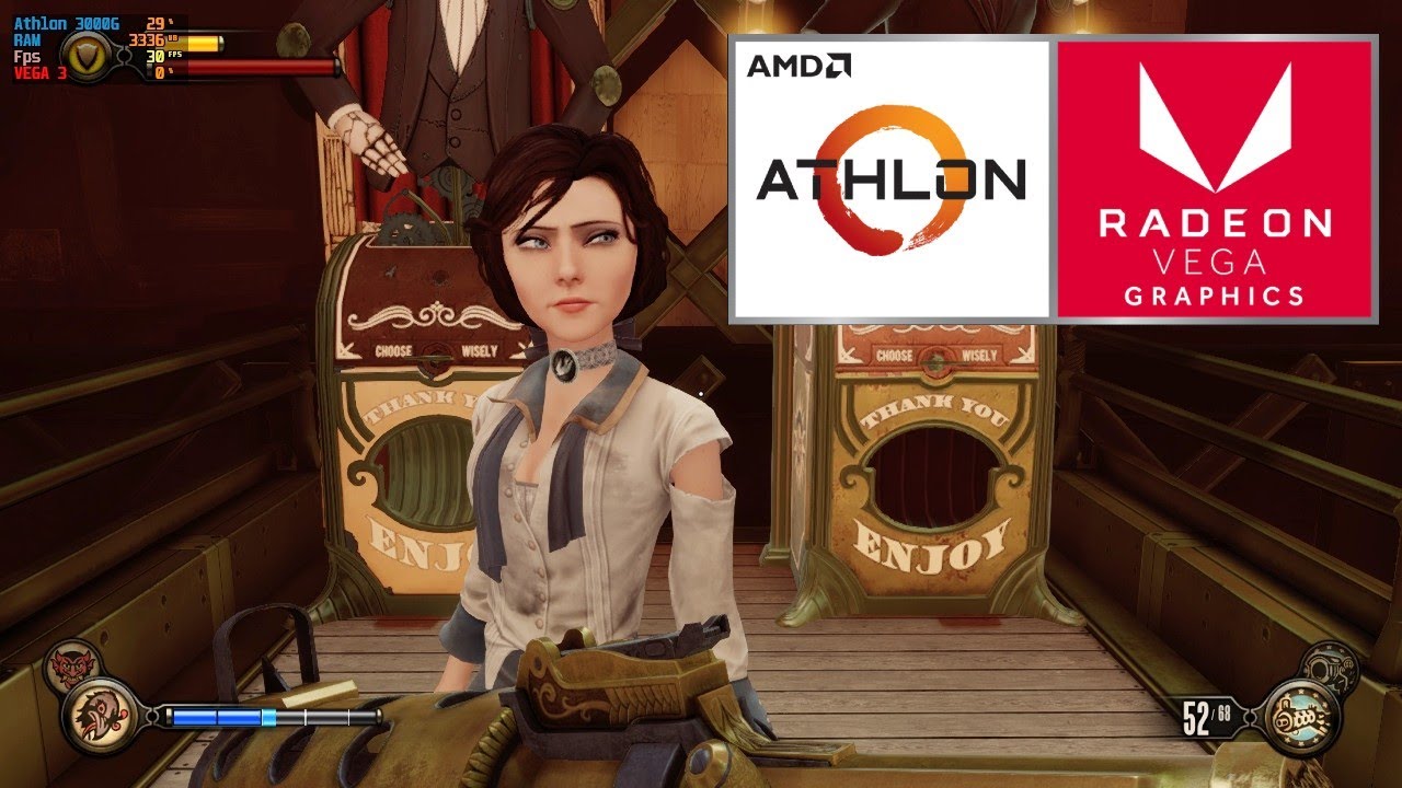 BioShock Infinite - Athlon 3000g + Vega 3