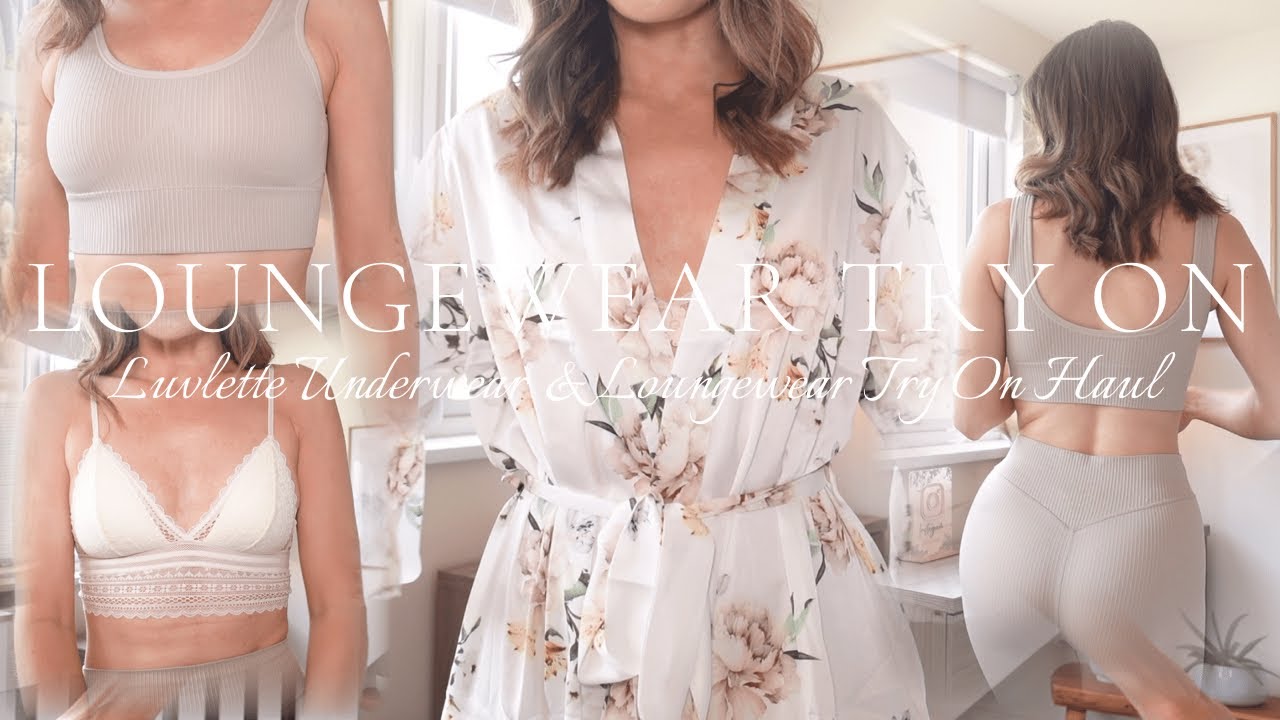 Huge SHEIN Luvlette Underwear & Loungewear Try on Haul || Spring/Summer Underwear/Loungewear 🌸